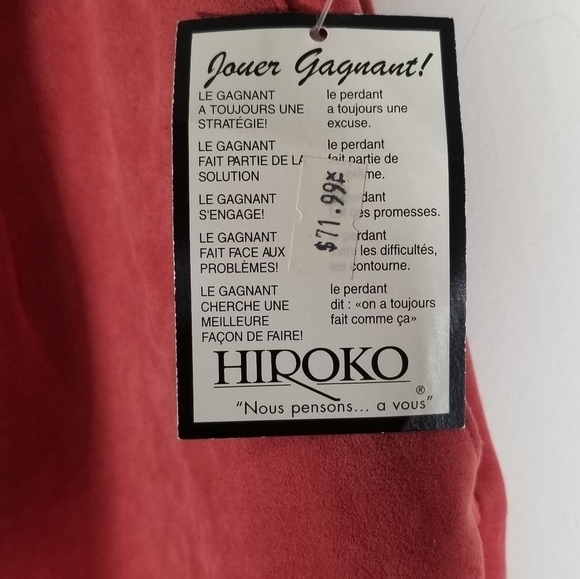 Vintage Hiroko Canada Salmon Velour High Waisted Pants - Picture 4 of 6